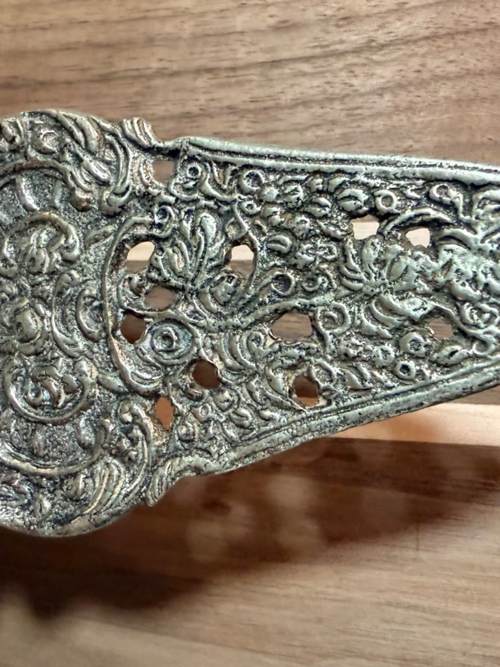 Vintage Italian Brass Mermaid Cake Server Ornate Coquette Aesthetic